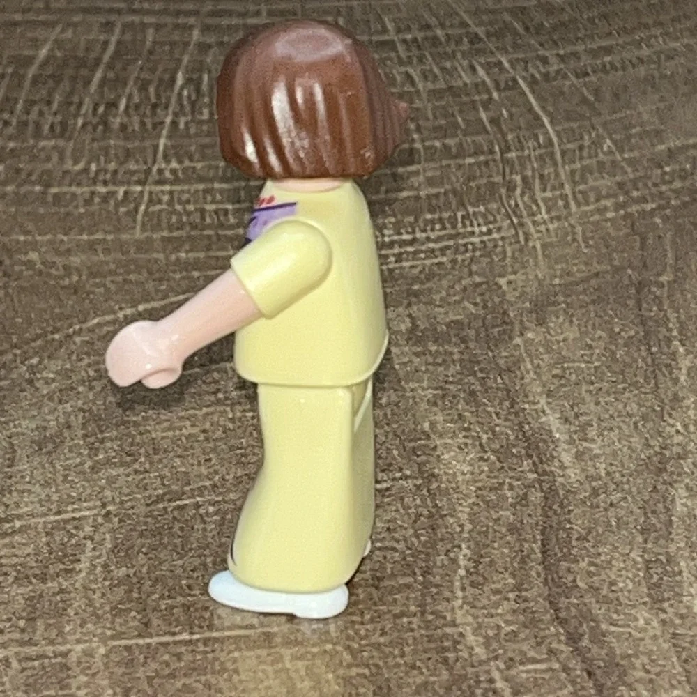Vintage Geobra Women‎ Figure by Playmobil 1998 Yellow Purple Dress